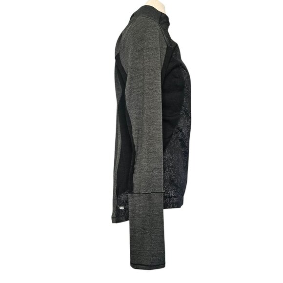 Smartwool PhD 1/4 Zip Pullover Top Merino Wool Blend Light Wind Women's SZ Large - Picture 2 of 14